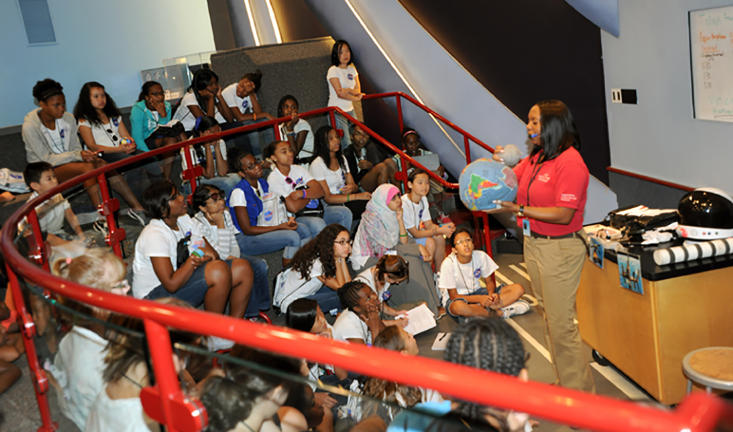 photo of SISTERS program activities at NASA Goddard in 2012