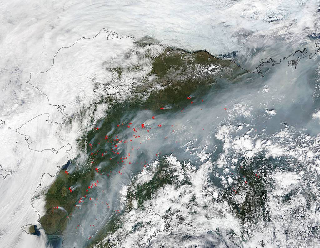 Unusually Large Number of Fires Across Alaska