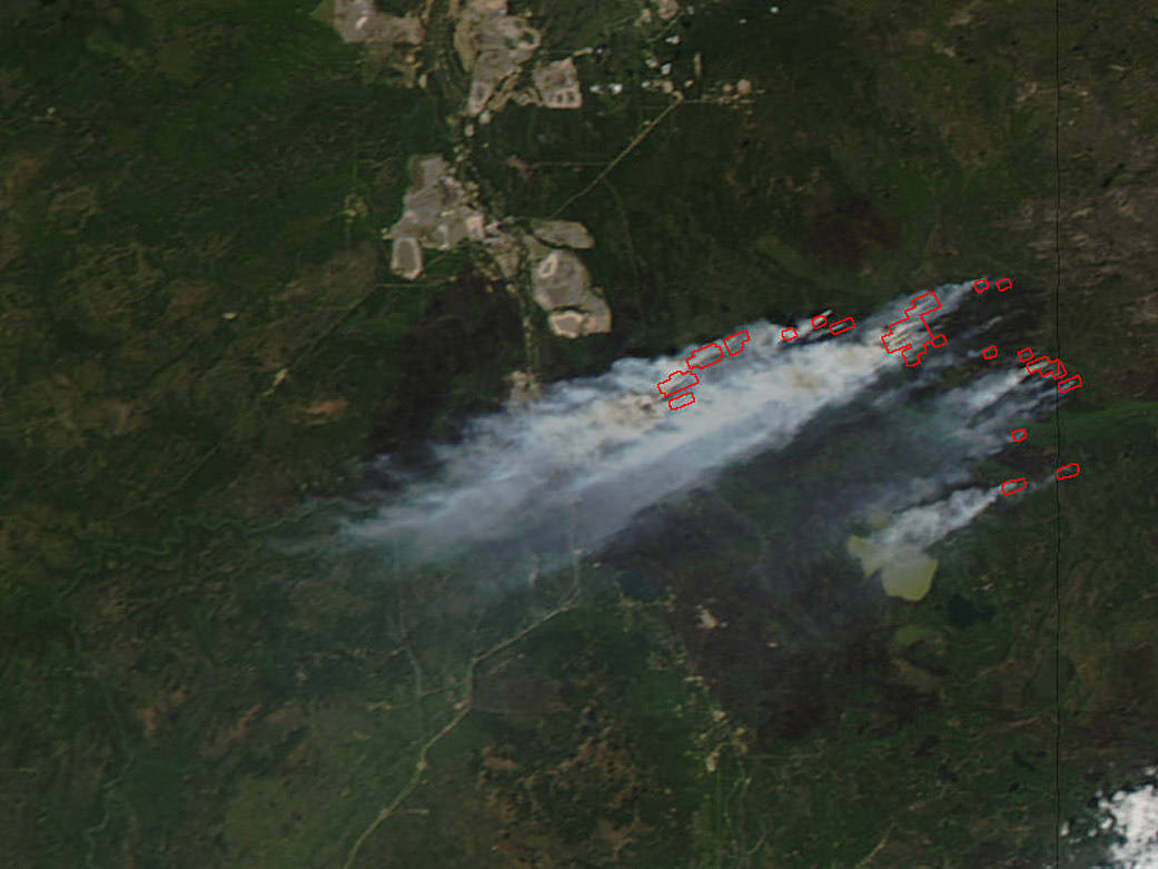 Fort McMurray fires and smoke