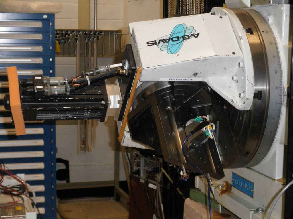 Angle Calibration hardware for the AMS.