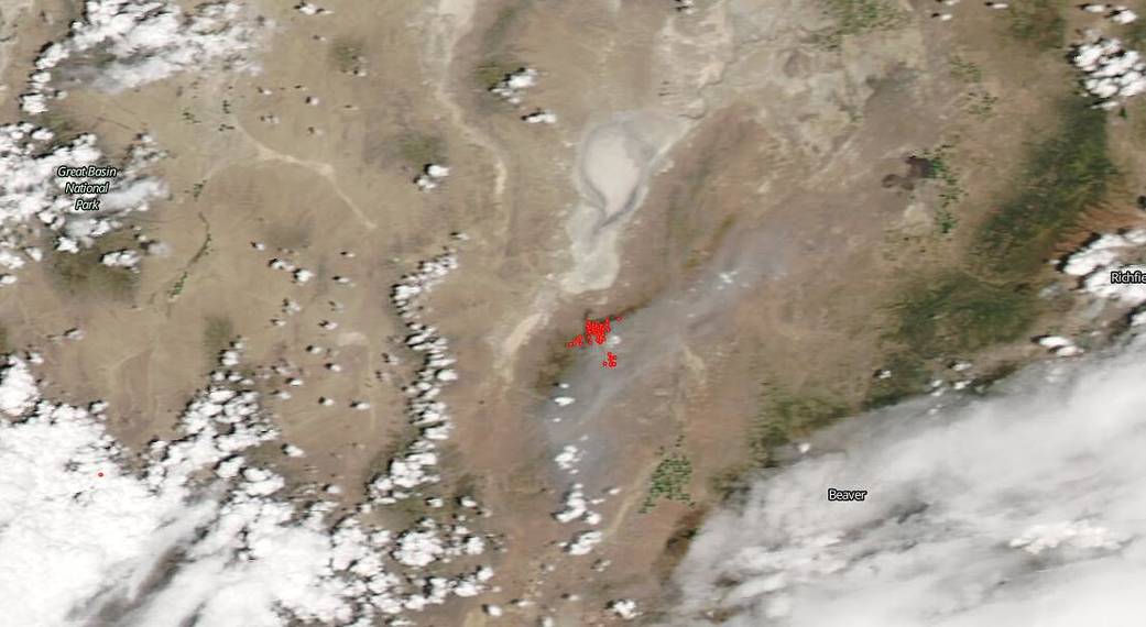 Rock Path fire in Utah