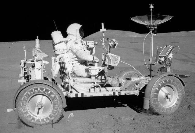 Apollo 15 LRV driven by Commander Dave Scott