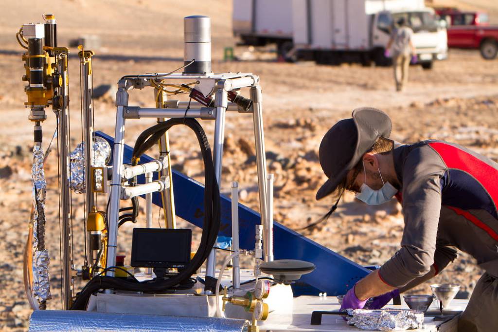 Mapping with Lasers – Atacama Rover Astrobiology Drilling Studies