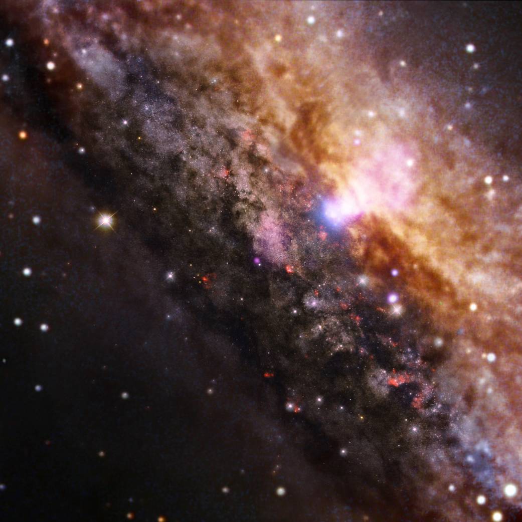 Galaxy NGC 4945, only about 13 million light years from Earth
