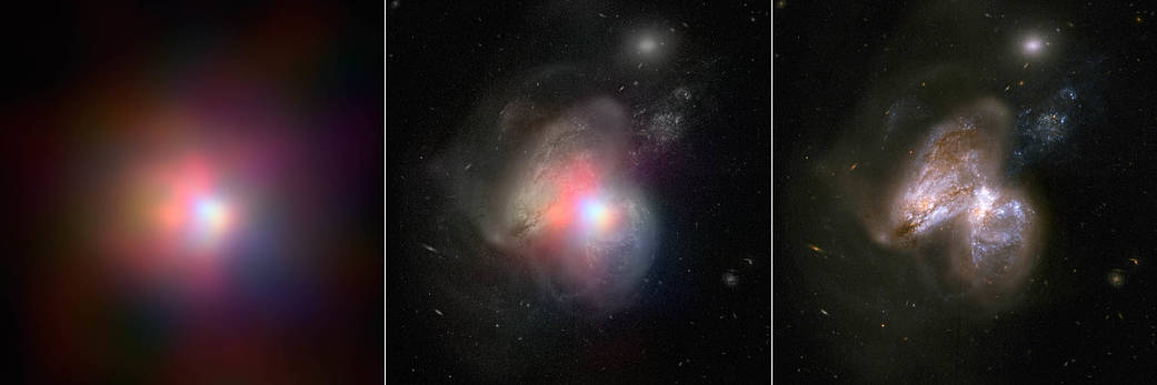 Colliding galaxies Arp 299