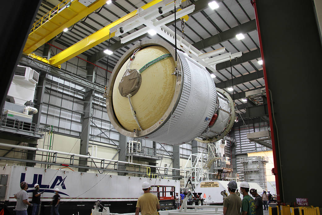 The Interim Cryogenic Propulsion Stage for the second flight of NASA’s Space Launch System (SLS) rocket 