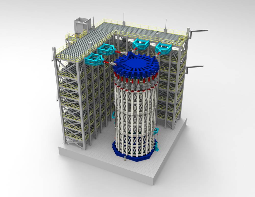 Artist Concept of Test Stand 4697