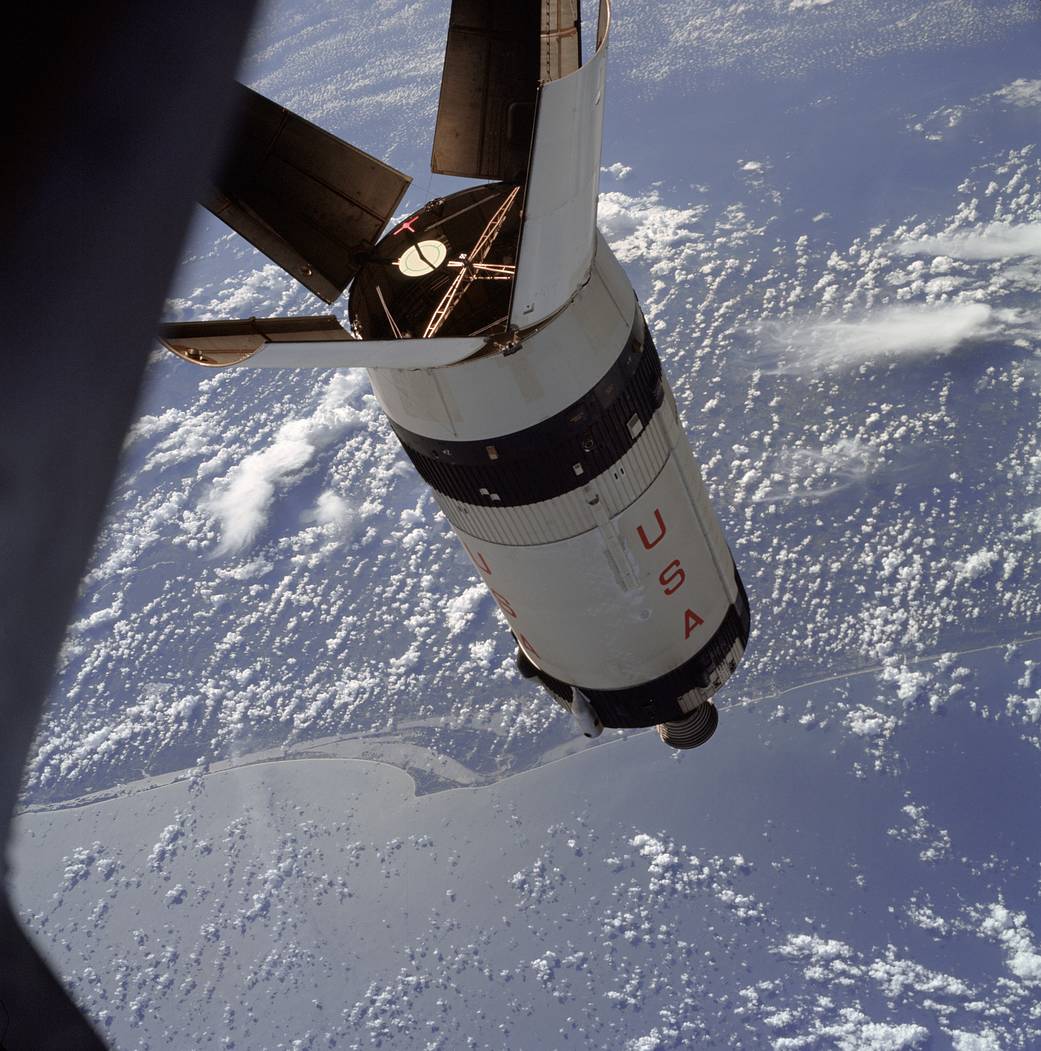 This week in 1968, Apollo 7 lifted off from Launch Complex 34 at NASA’s Kennedy Space Center.
