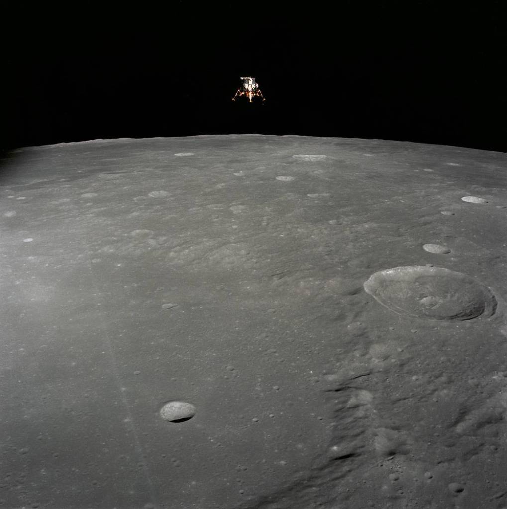 Nov. 19, 1969, Apollo 12 Lunar Module Intrepid