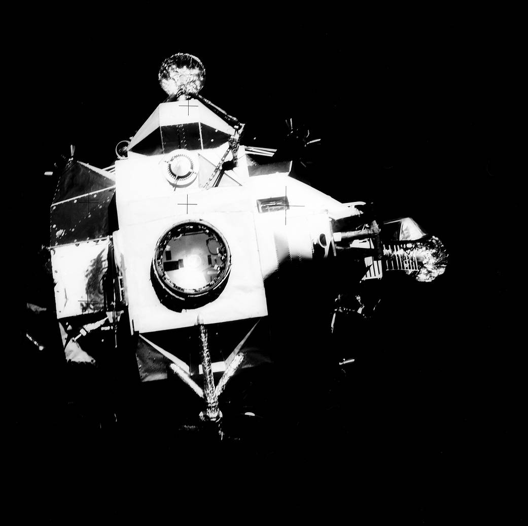 View of Apollo 13 lunar module