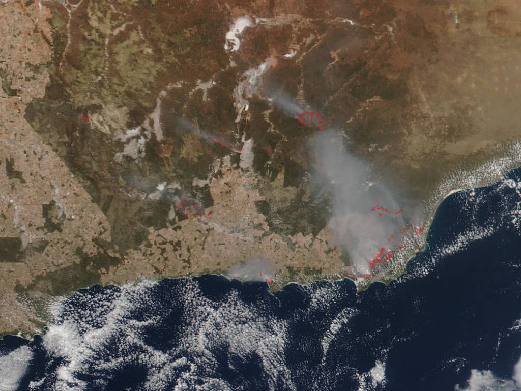 Southwest Australia Bushfires on November 20, 2015