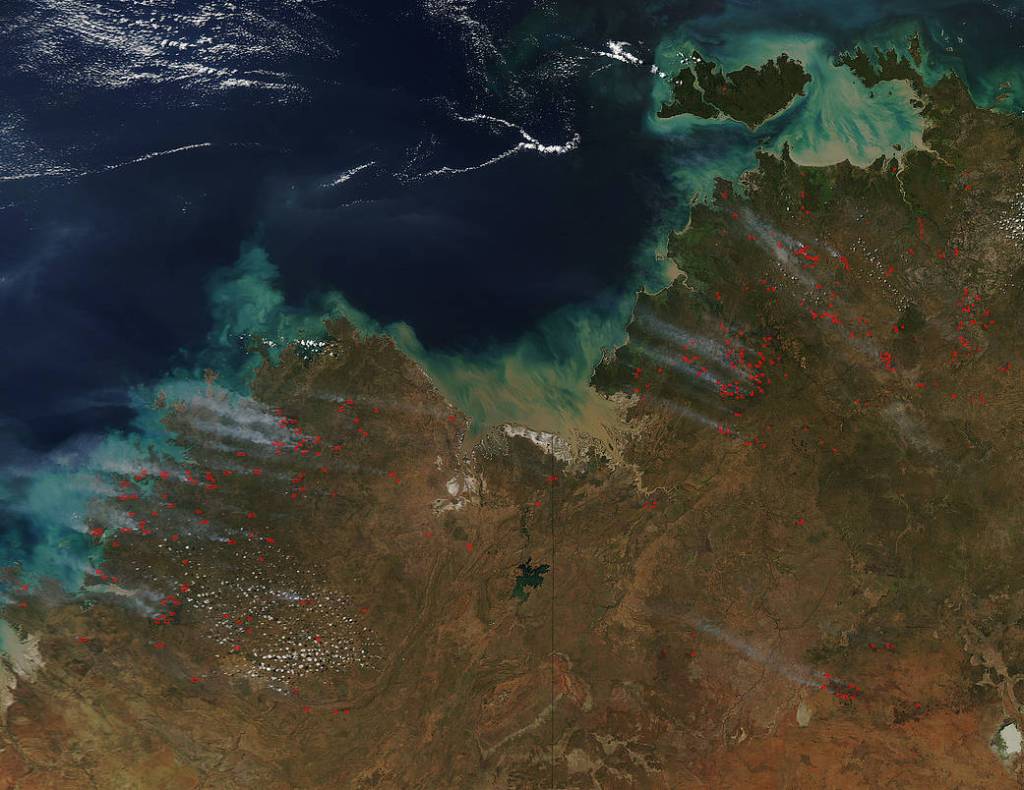 Bushfires in Western Australia and the Northwest Territory
