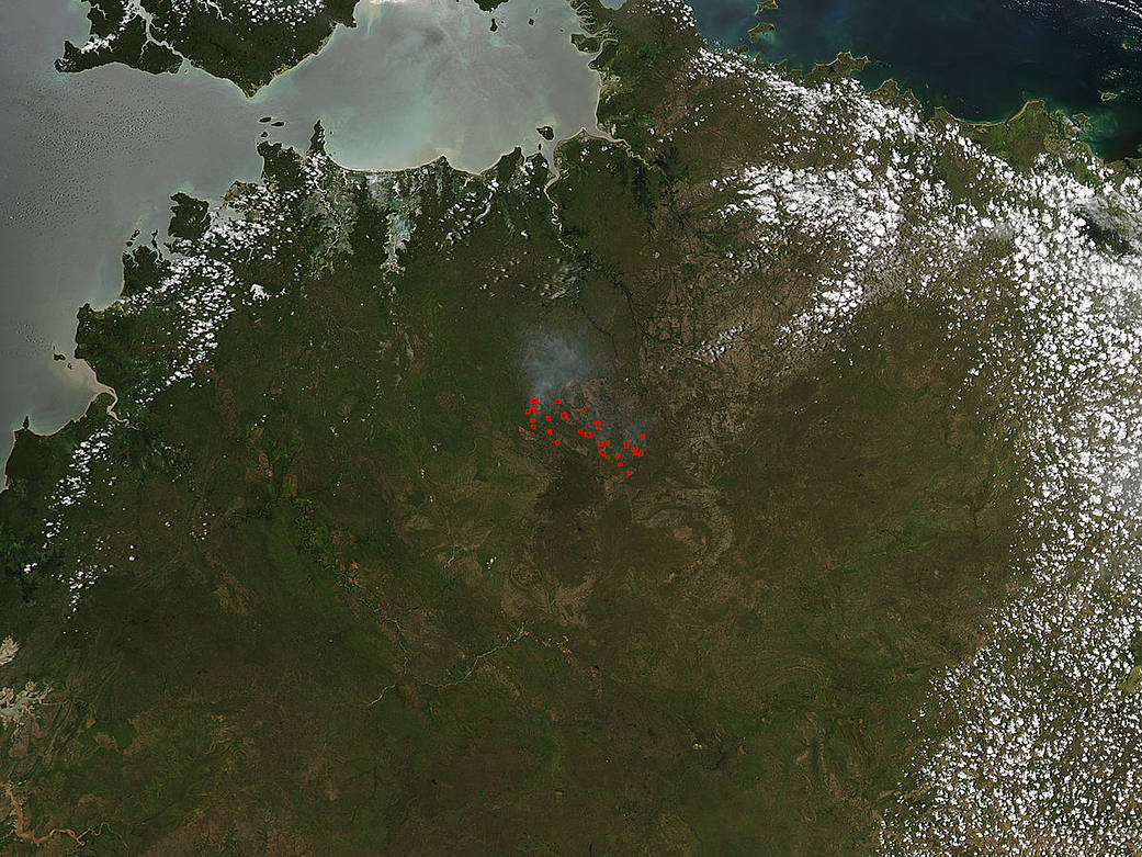 Fires in Northern Territories Australia