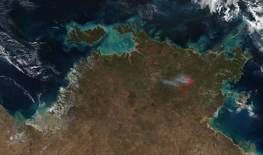 fires in Northern Territory Australia