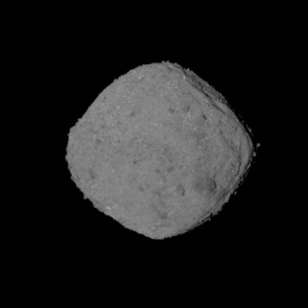 animated images of asteroid