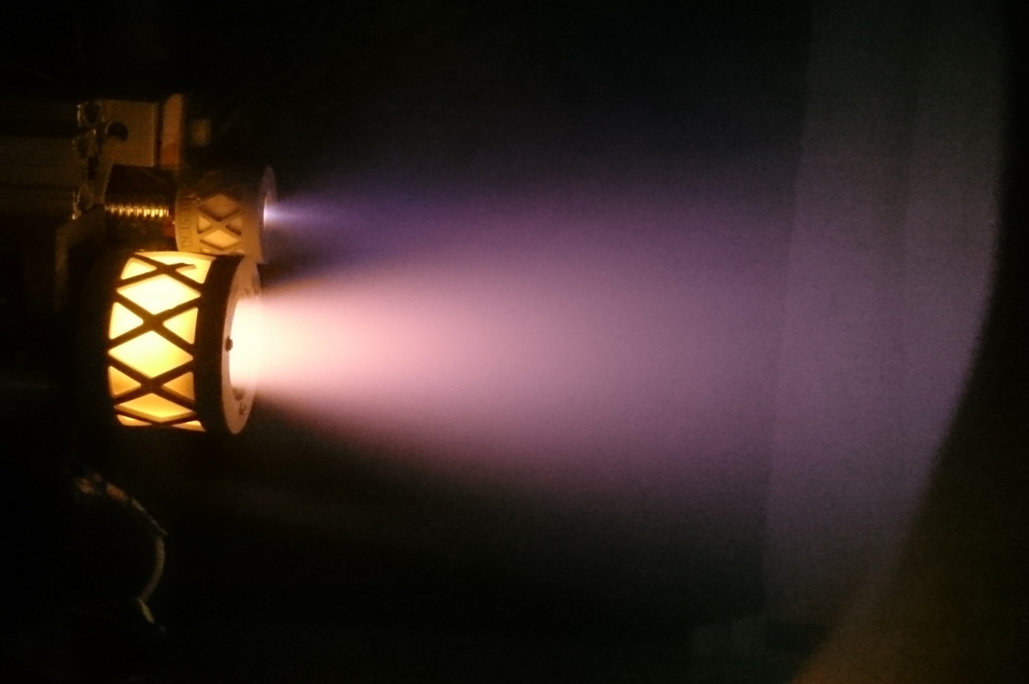 Visualization of Lunar IceCube’s Ion Propulsion Thruster.