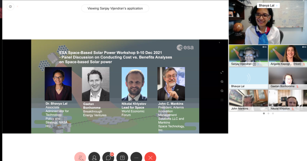 Space-based Solar Power for Net Zero” workshop