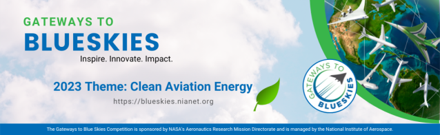 Gateways to Blueskies. 2023 Theme: Clean Aviation Energy