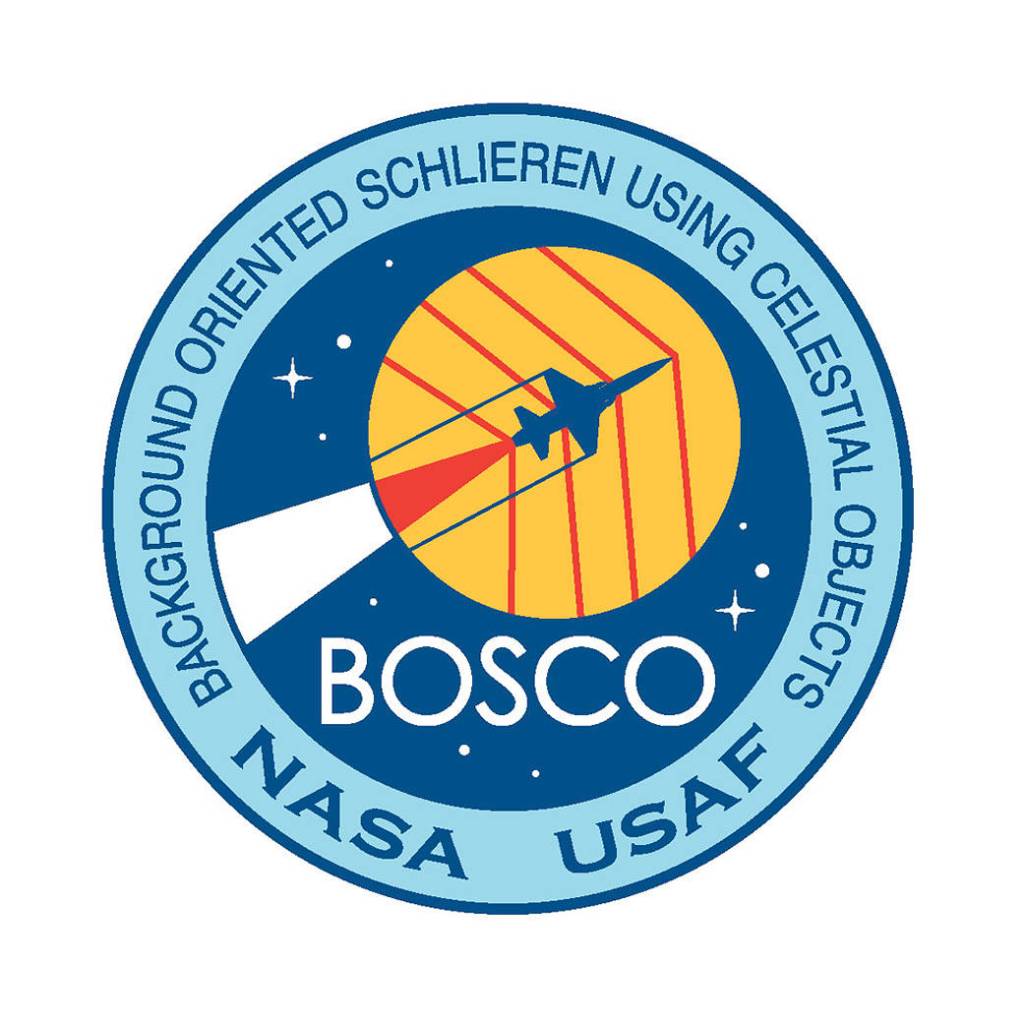 Logo: Background Oriented Schlieren using Celestial Objects (BOSCO)