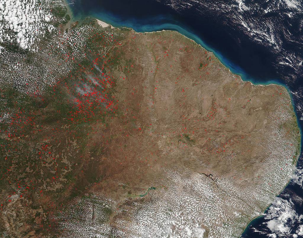 Fires Across Eastern Brazil