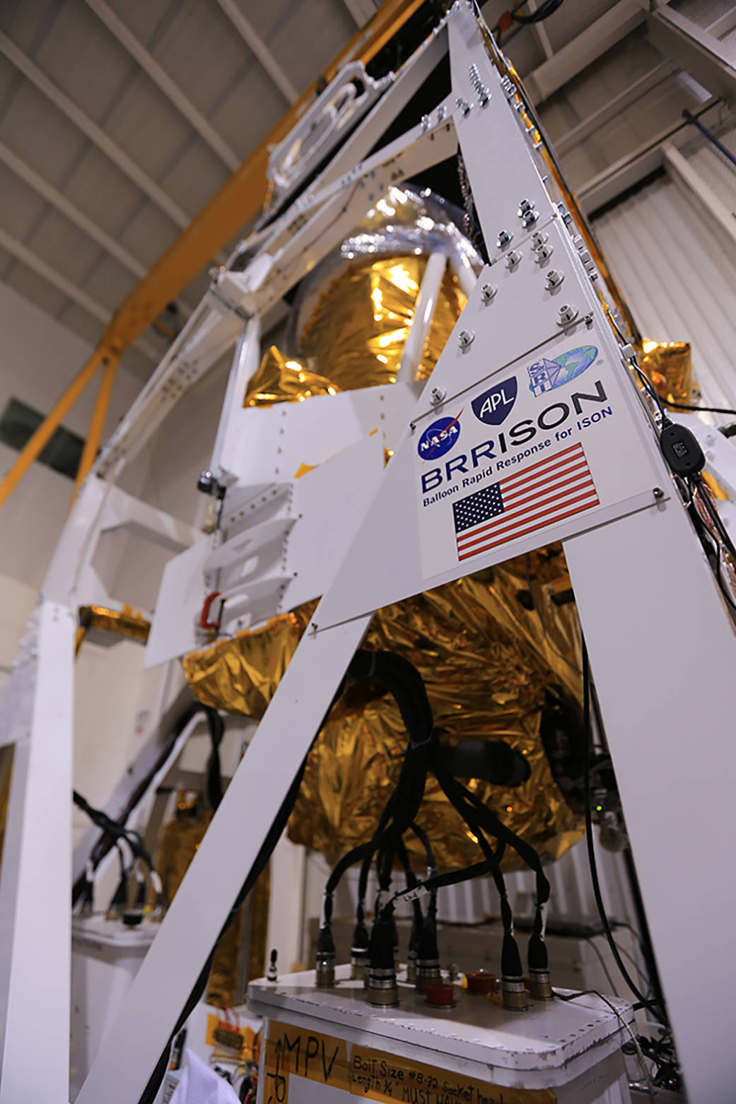 The BRRISON payload prior to launch.