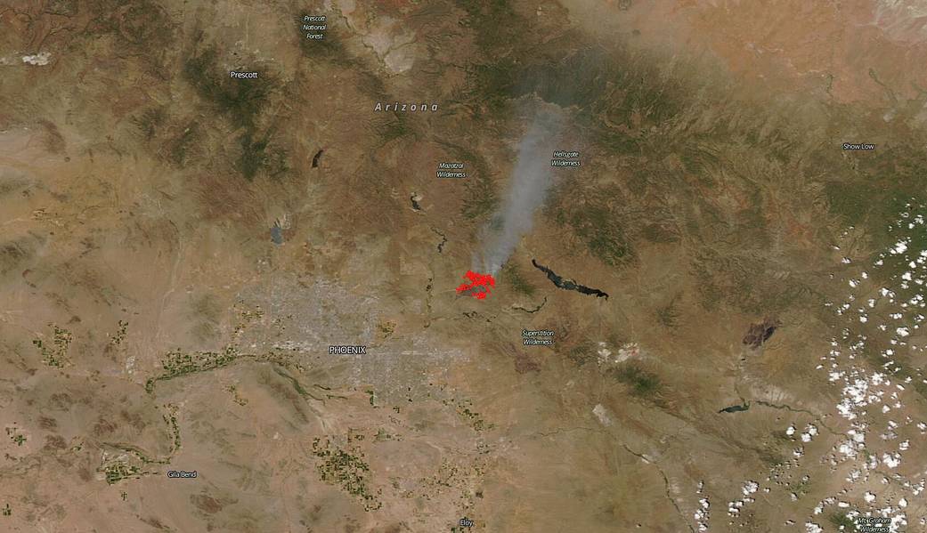 Bush Fire in Arizona