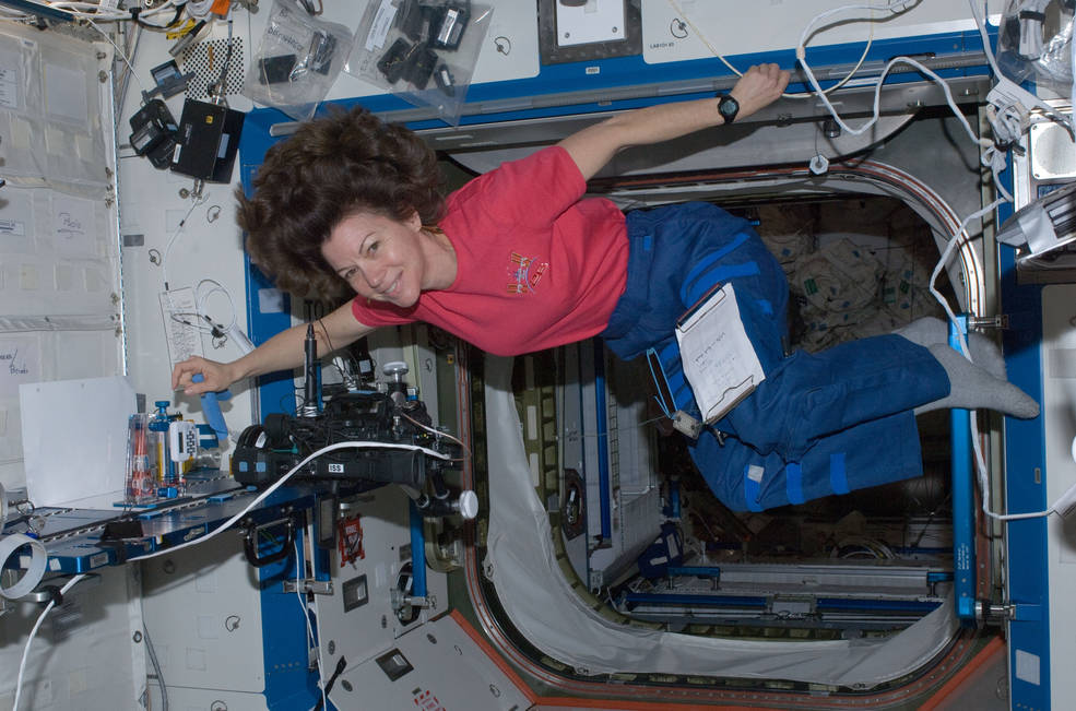 NASA Astronaut Cady Coleman on the International Space Station