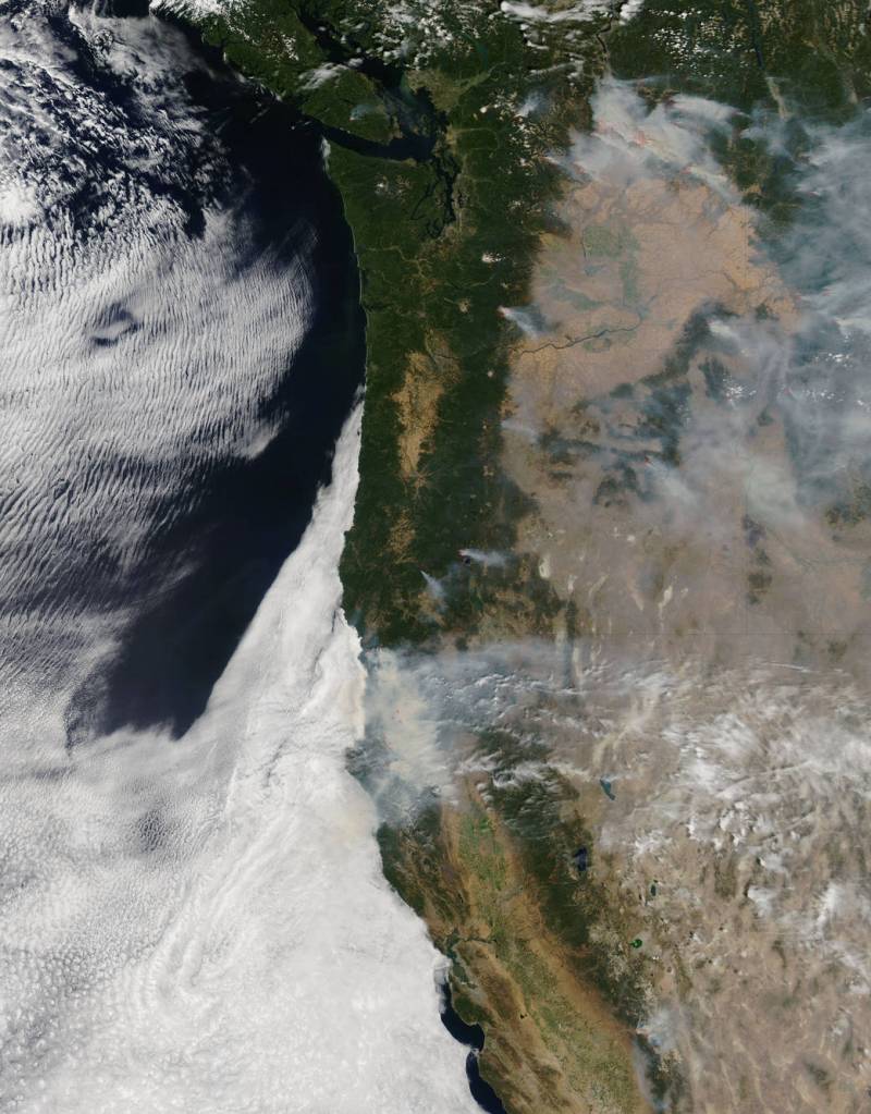 Fires Ravaging Washington, Oregon, and California