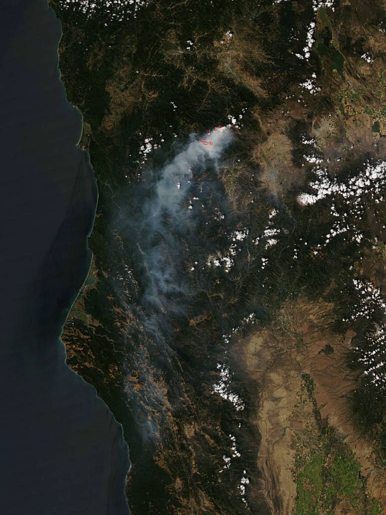 Gap Fire in California Continues to Burn