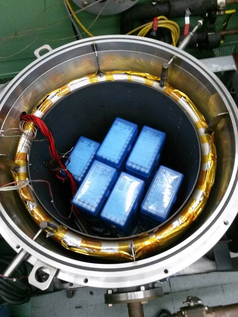 Batteries in Vaccuum