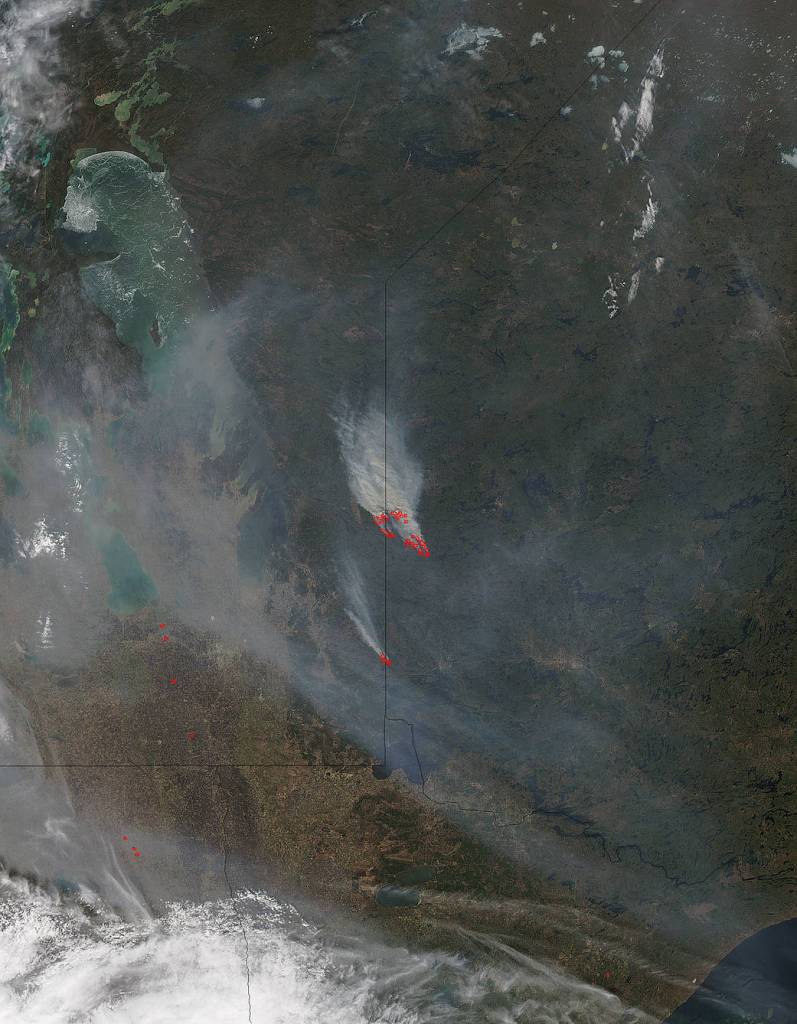 Wildfires Break Out in Ontario