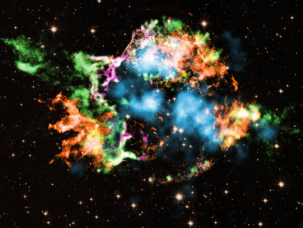 Supernova remnant Cassiopeia A (Cas A),