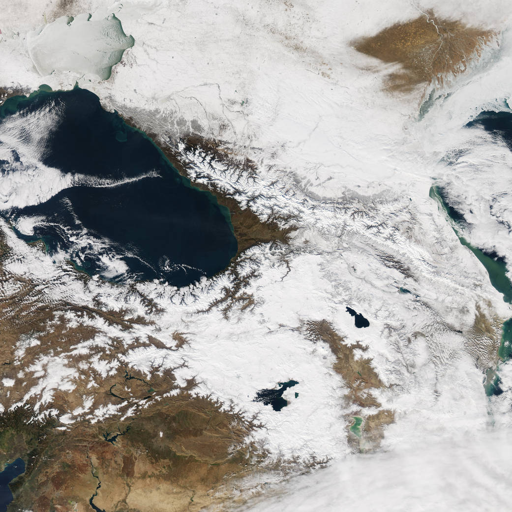 This image, taken on Feb. 3, 2014, by the Moderate Resolution Imaging Spectroradiometer (MODIS) on NASA’s Aqua satellite, prov