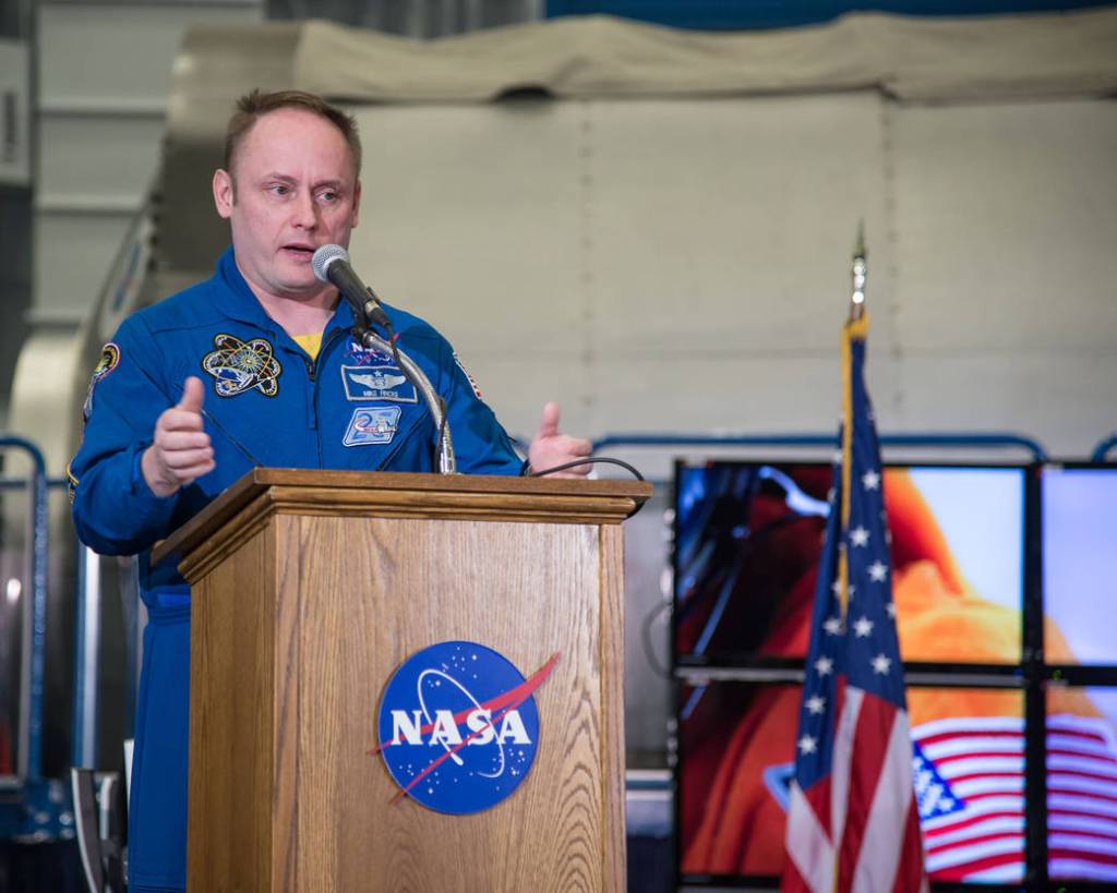 Astronaut Fincke Talks CCP Progress