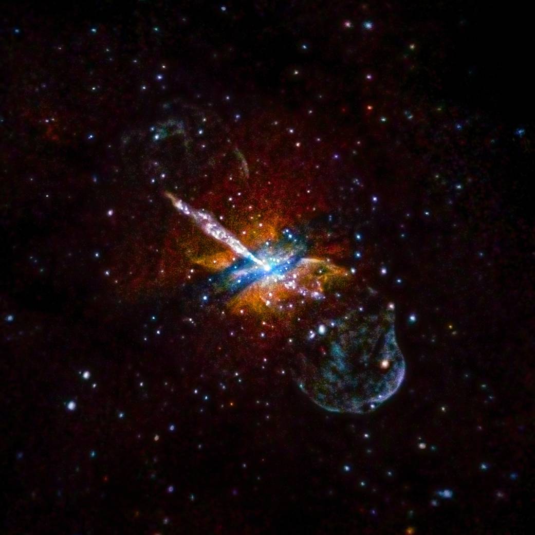 Galaxy Centaurus A (Cen A).