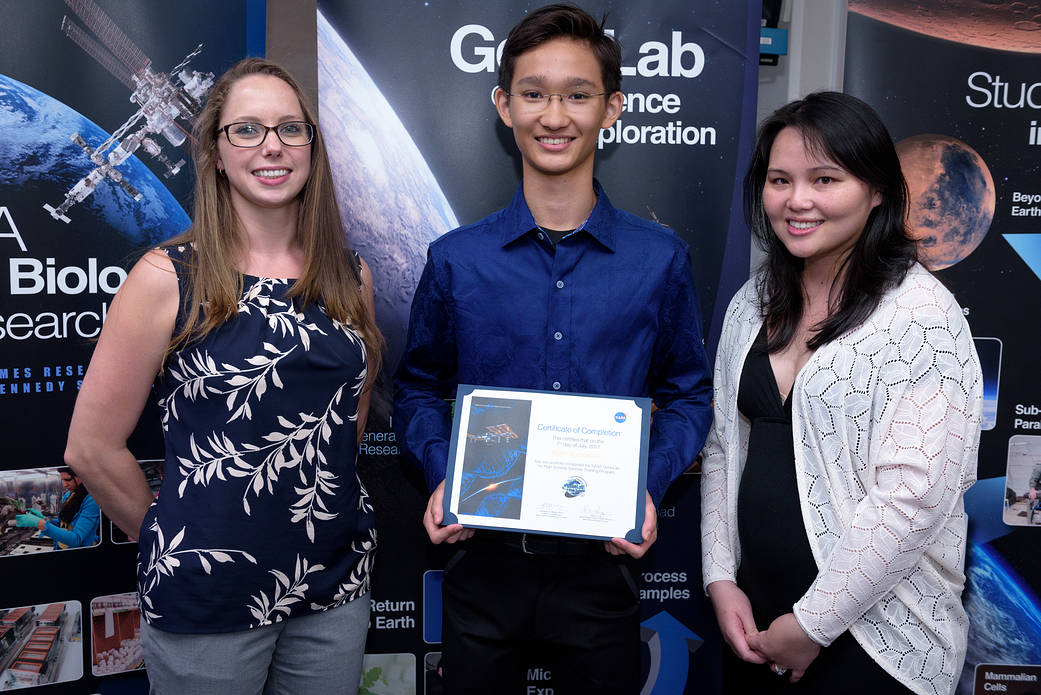 GeneLab for High Schools Certificate of Completion NASA