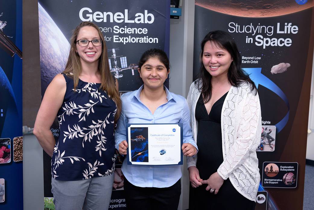 GeneLab for High Schools Certificate of Completion NASA