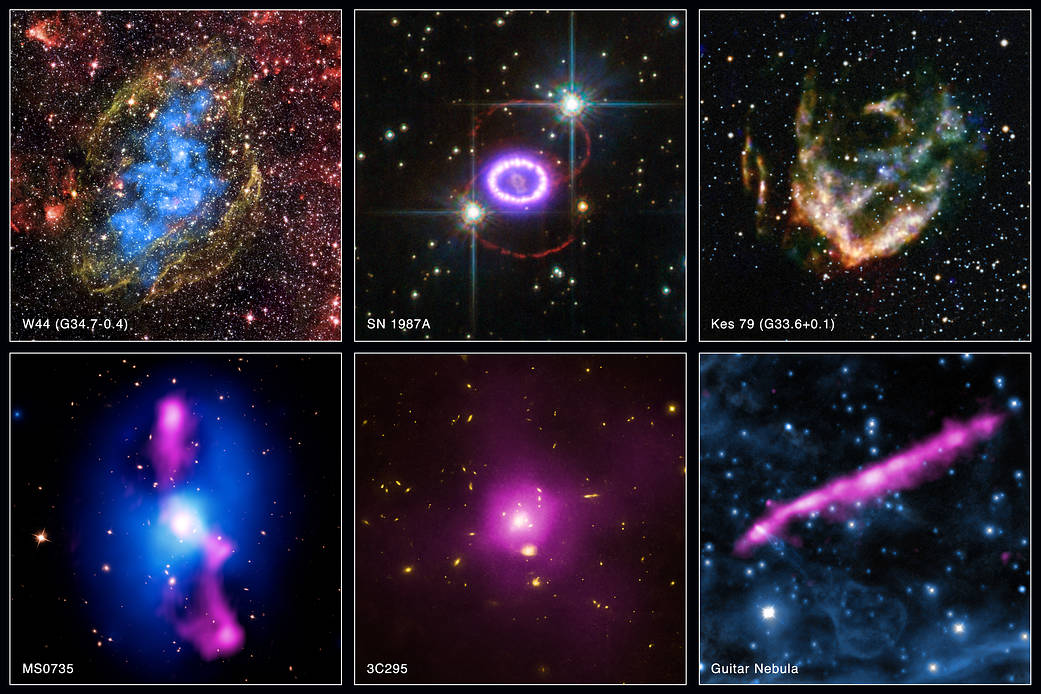 A collection of new images from the Chandra 2015 archive.