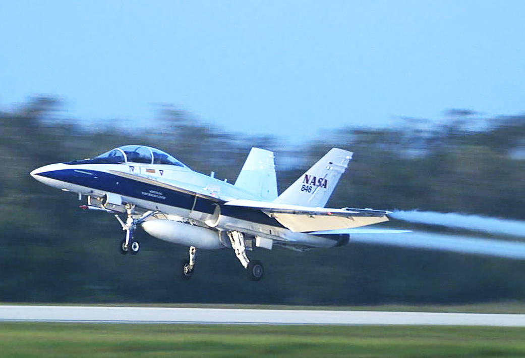 Pathfinder Aircraft Takes off