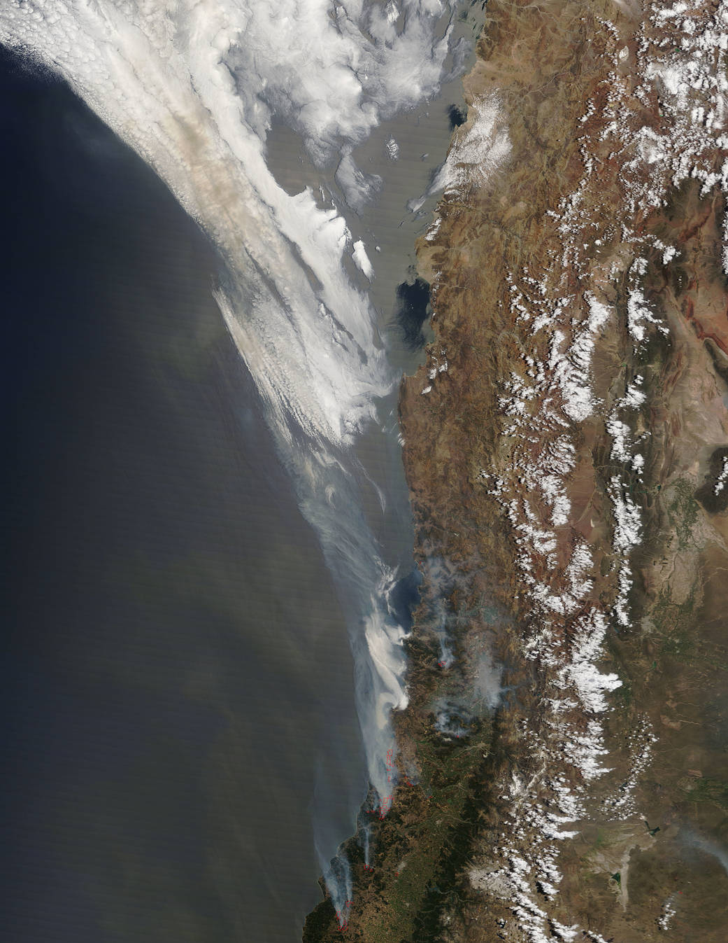 Fires in Chile