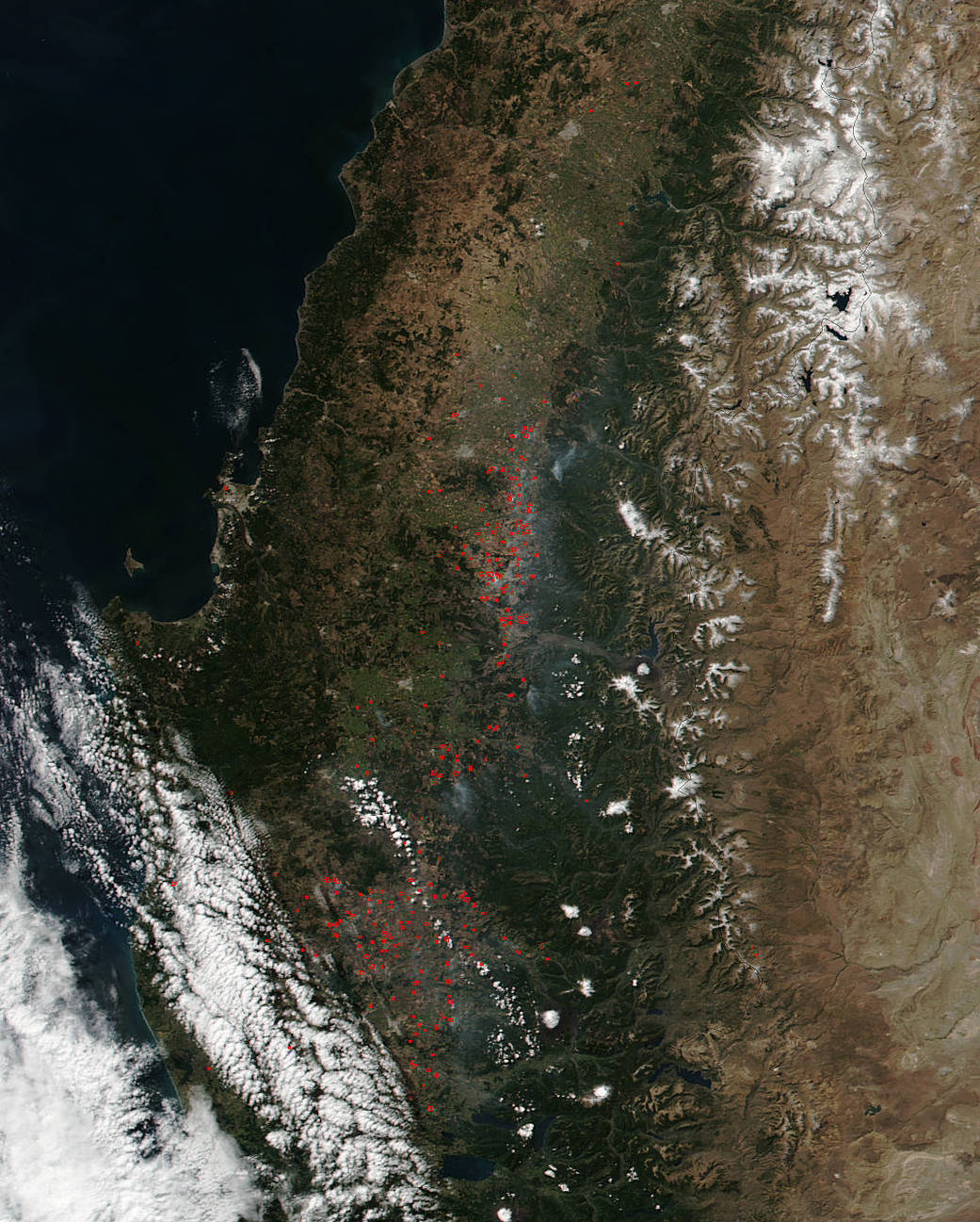 Fires in Chile