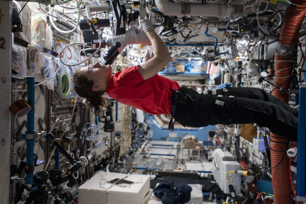 NASA Astronaut Christina Koch on the International Space Station