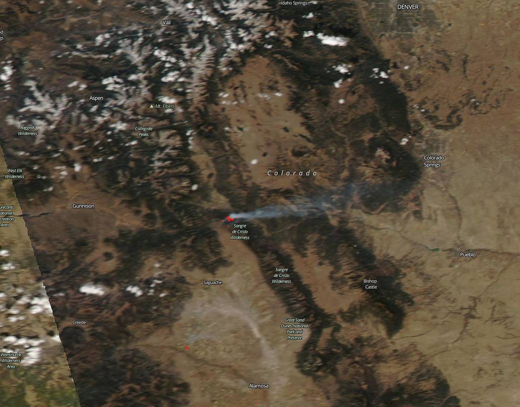 Decker fire in Colorado