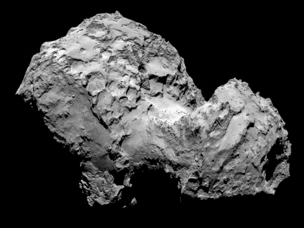 Rosetta's Comet From 177 Miles 