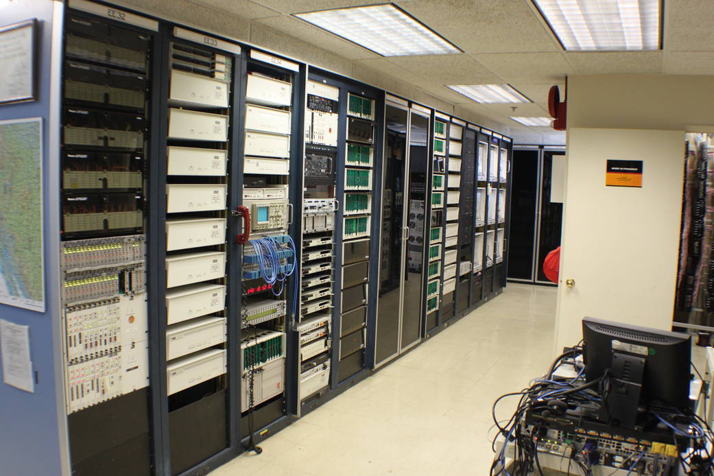 Dryden Communications multiplexers and Digital Integrated Communications Electronic System (DICES)