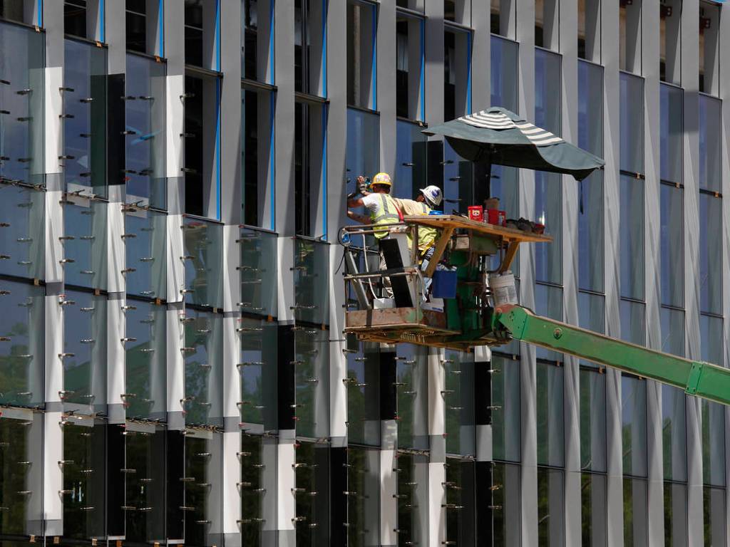 Hanging the Glass