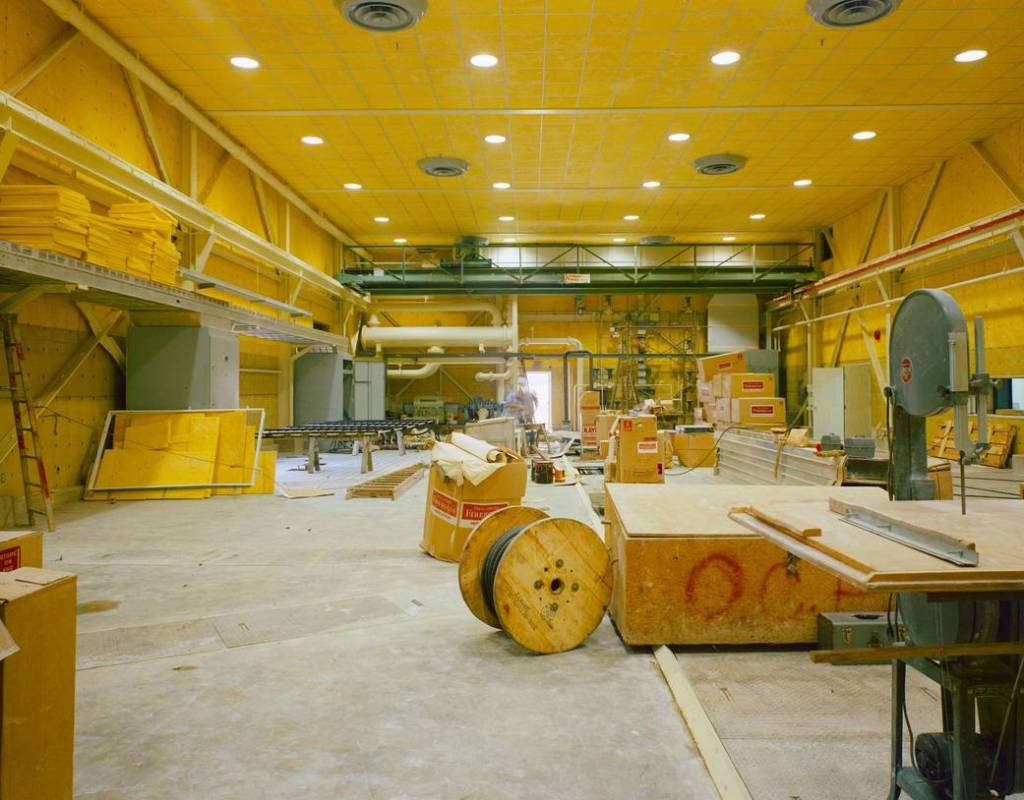 Construction of ARMSEF High Bay, facing west