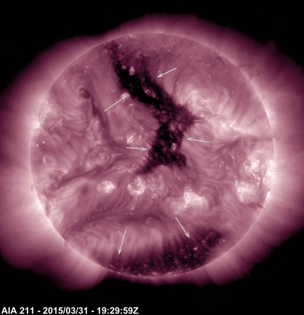 Two Coronal Holes