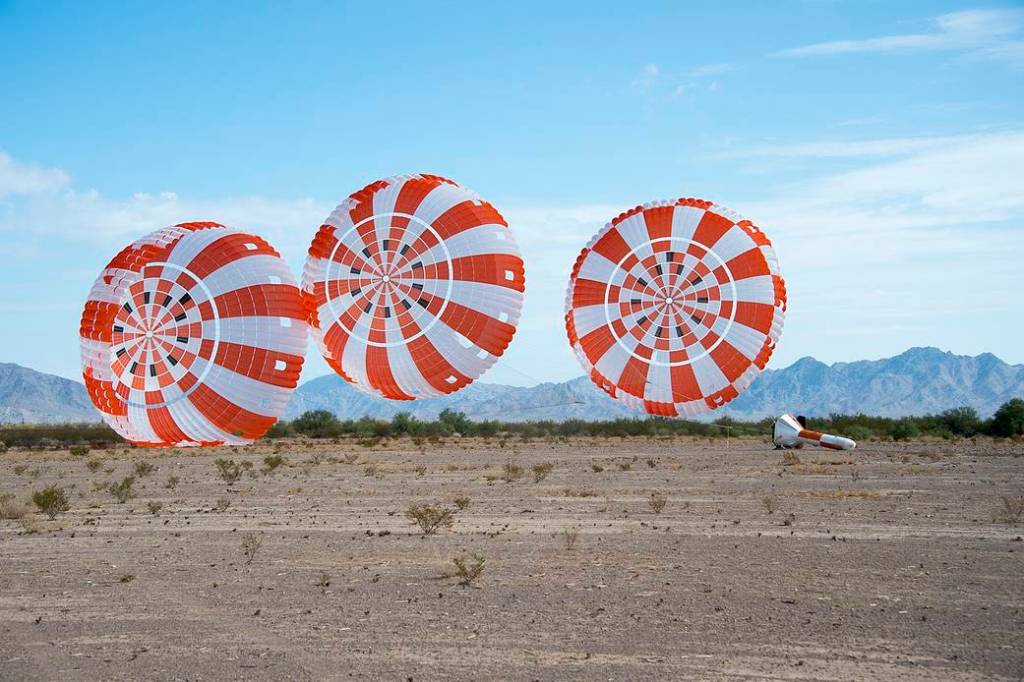Orion Parachutes Chalk Up Another Test Success in Arizona