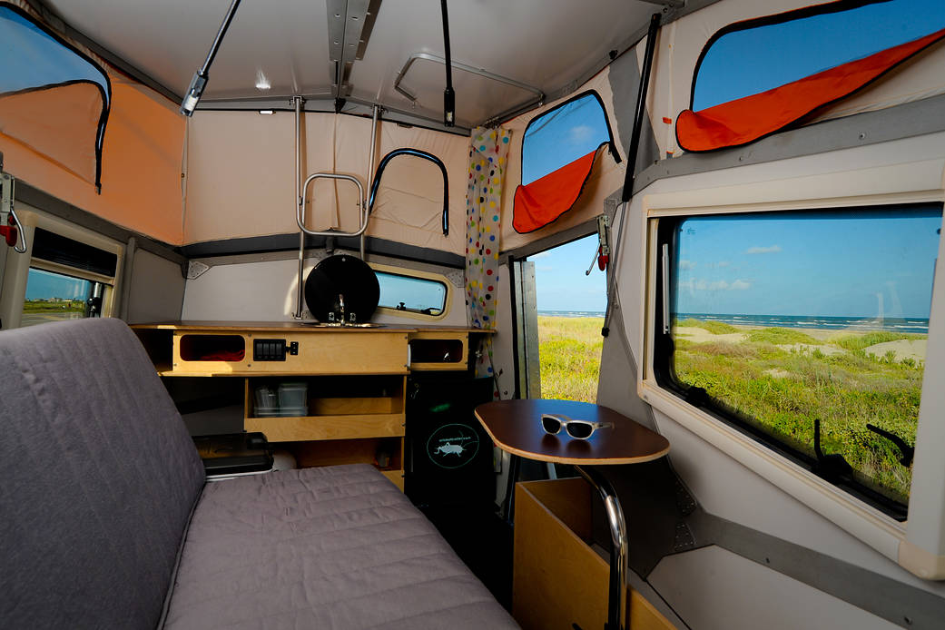 Inside a Cricket Trailer